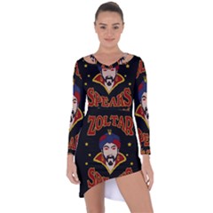 Zoltar Speaks Asymmetric Cut-out Shift Dress by Valentinaart