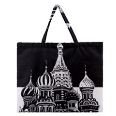 Moscow Zipper Large Tote Bag by Valentinaart