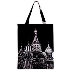 Moscow Zipper Classic Tote Bag by Valentinaart