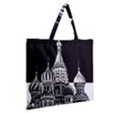 Moscow Zipper Large Tote Bag View2