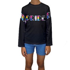 Pride Kids  Long Sleeve Swimwear by Valentinaart