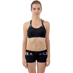 Pride Back Web Sports Bra Set