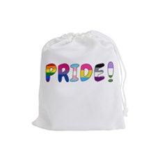 Pride Drawstring Pouches (large)  by Valentinaart