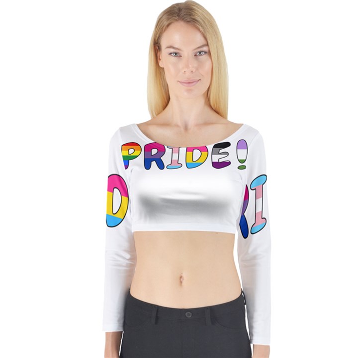 Pride Long Sleeve Crop Top