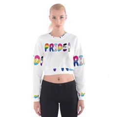 Pride Cropped Sweatshirt by Valentinaart