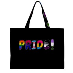 Pride Zipper Mini Tote Bag by Valentinaart