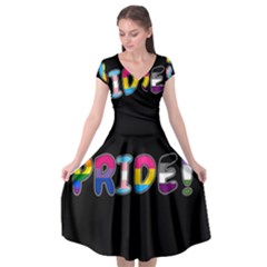 Pride Cap Sleeve Wrap Front Dress by Valentinaart