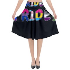 Pride Flared Midi Skirt by Valentinaart