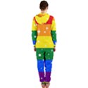 Sparkly Rainbow Flag Hooded Jumpsuit (Ladies)  View2