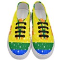 Sparkly Rainbow Flag Women s Classic Low Top Sneakers View1