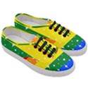 Sparkly Rainbow Flag Women s Classic Low Top Sneakers View3