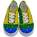 Sparkly Rainbow Flag Kids  Classic Low Top Sneakers View1