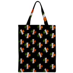 Irish Clover Zipper Classic Tote Bag by Valentinaart