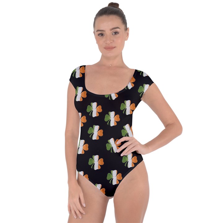 Irish Clover Short Sleeve Leotard 