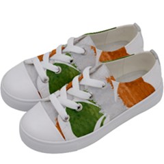 Irish Clover Kids  Low Top Canvas Sneakers