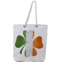 Irish Clover Full Print Rope Handle Tote (Large) View1