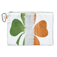 Irish Clover Canvas Cosmetic Bag (xl)