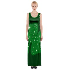 Sparkly Clover Maxi Thigh Split Dress by Valentinaart