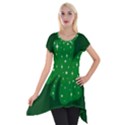 Sparkly Clover Short Sleeve Side Drop Tunic View1