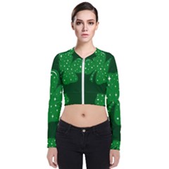 Sparkly Clover Bomber Jacket by Valentinaart