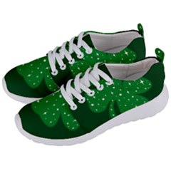 Sparkly Clover Men s Lightweight Sports Shoes by Valentinaart