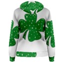 Sparkly Clover Women s Pullover Hoodie View2