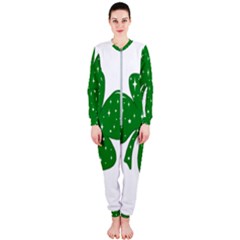 Sparkly Clover Onepiece Jumpsuit (ladies)  by Valentinaart