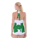 Sparkly Clover Boyleg Halter Swimsuit  View2