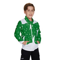 Sparkly Clover Wind Breaker (kids) by Valentinaart