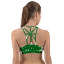 Sparkly Clover Back Web Sports Bra View2