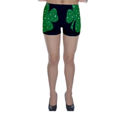 Sparkly Clover Skinny Shorts by Valentinaart