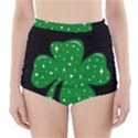 Sparkly Clover High-Waisted Bikini Bottoms View1