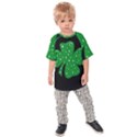 Sparkly Clover Kids Raglan Tee View1