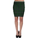 Green Plaid Pattern Bodycon Skirt View1