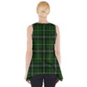 Green Plaid Pattern Side Drop Tank Tunic View2