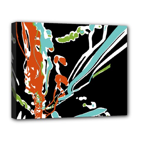 Multicolor Abstract Design Deluxe Canvas 20  X 16   by dflcprints