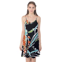 Multicolor Abstract Design Camis Nightgown by dflcprints