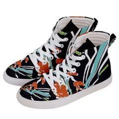 Multicolor Abstract Design Men s Hi-top Skate Sneakers by dflcprints