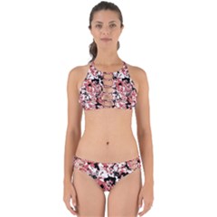 Textured Floral Collage Perfectly Cut Out Bikini Set by dflcprints