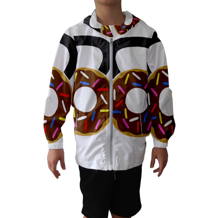 Kettlebelldonut Hooded Wind Breaker (Kids)