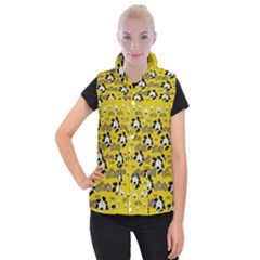 Bikers Out Singing In Spring Time Women s Button Up Vest by pepitasart