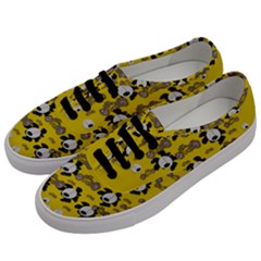 Bikers Out Singing In Spring Time Men s Classic Low Top Sneakers by pepitasart