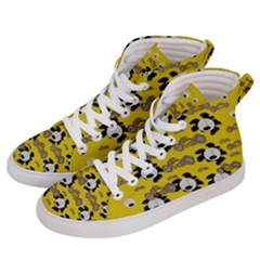 Bikers Out Singing In Spring Time Women s Hi-top Skate Sneakers by pepitasart