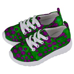 The Pixies Dance On Green In Peace Kids  Lightweight Sports Shoes by pepitasart