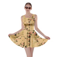 Vintage Floral Pattern Skater Dress