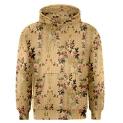 Vintage Floral Pattern Men s Pullover Hoodie