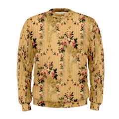 Vintage Floral Pattern Men s Sweatshirt