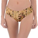 Vintage Floral Pattern Reversible Classic Bikini Bottoms View3