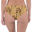 Vintage Floral Pattern Reversible Classic Bikini Bottoms View4