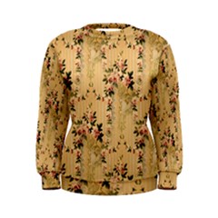 Vintage Floral Pattern Women s Sweatshirt